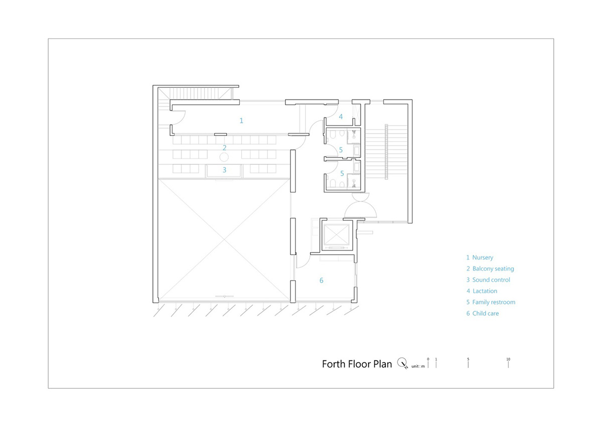 MAYU architects+ adds copper-coloured featherlike screen to main facade of Tung-Men Holiness Church