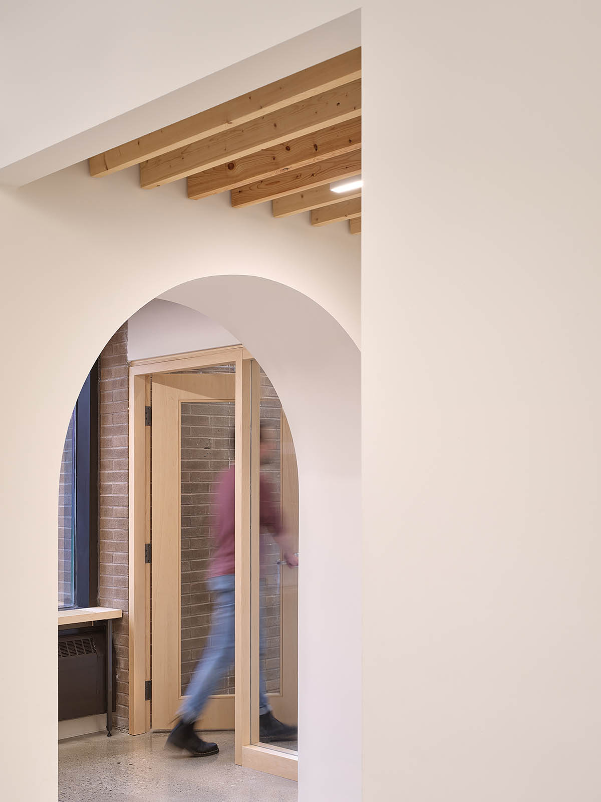 Medical clinic designed by Fonseka Studio creates a light, warm, and uplifting atmosphere in Ontario