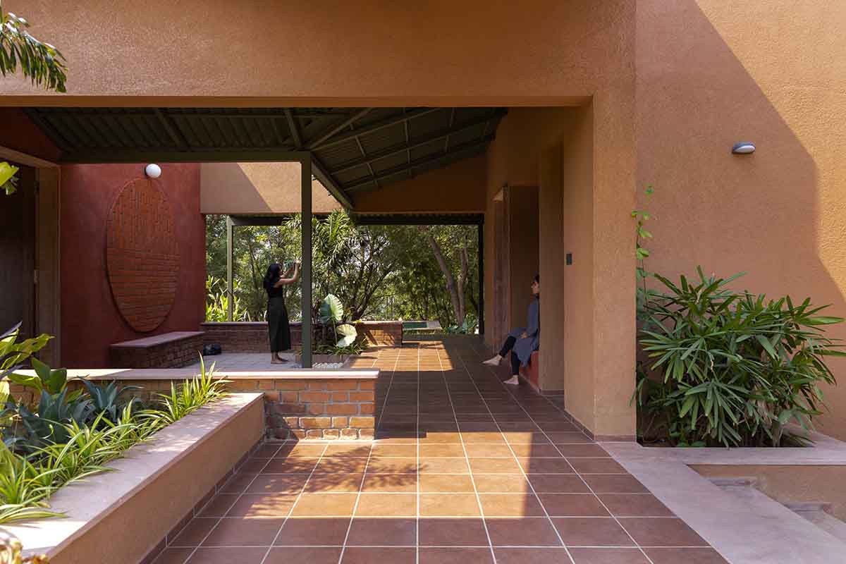 Farmhouse by Studio DesignSeed becomes a natural extension of its surroundings on Indian hills