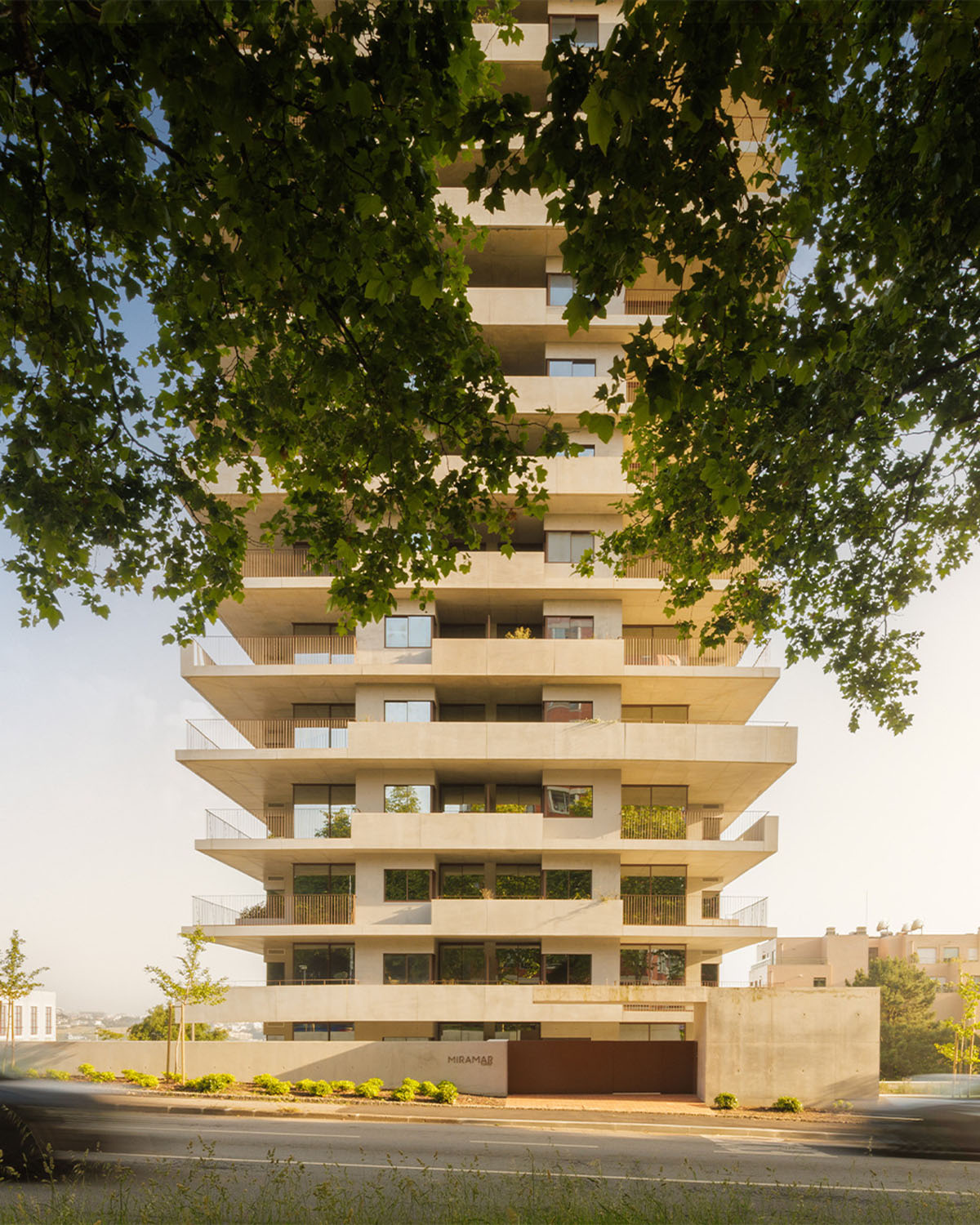 Miramar Tower embraces verticality and individuality in coastal living in Portugal