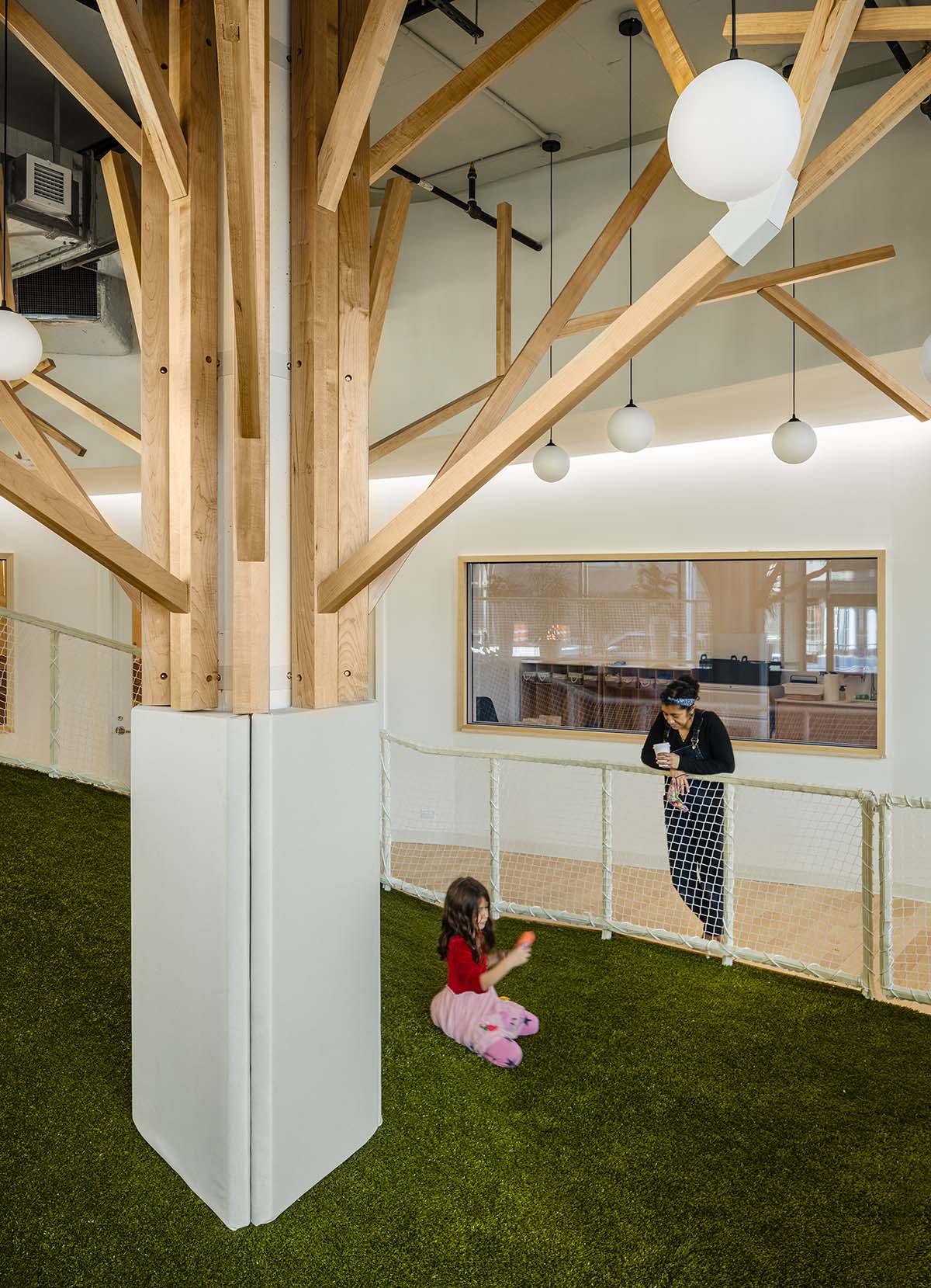 Palette Architecture creates abstracted nature for preschool in Brooklyn 