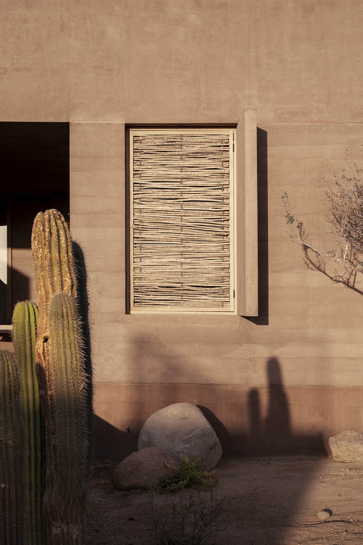 Rammed earth guesthouse by PPAA blends Mexican and Danish influences in Todos Santos