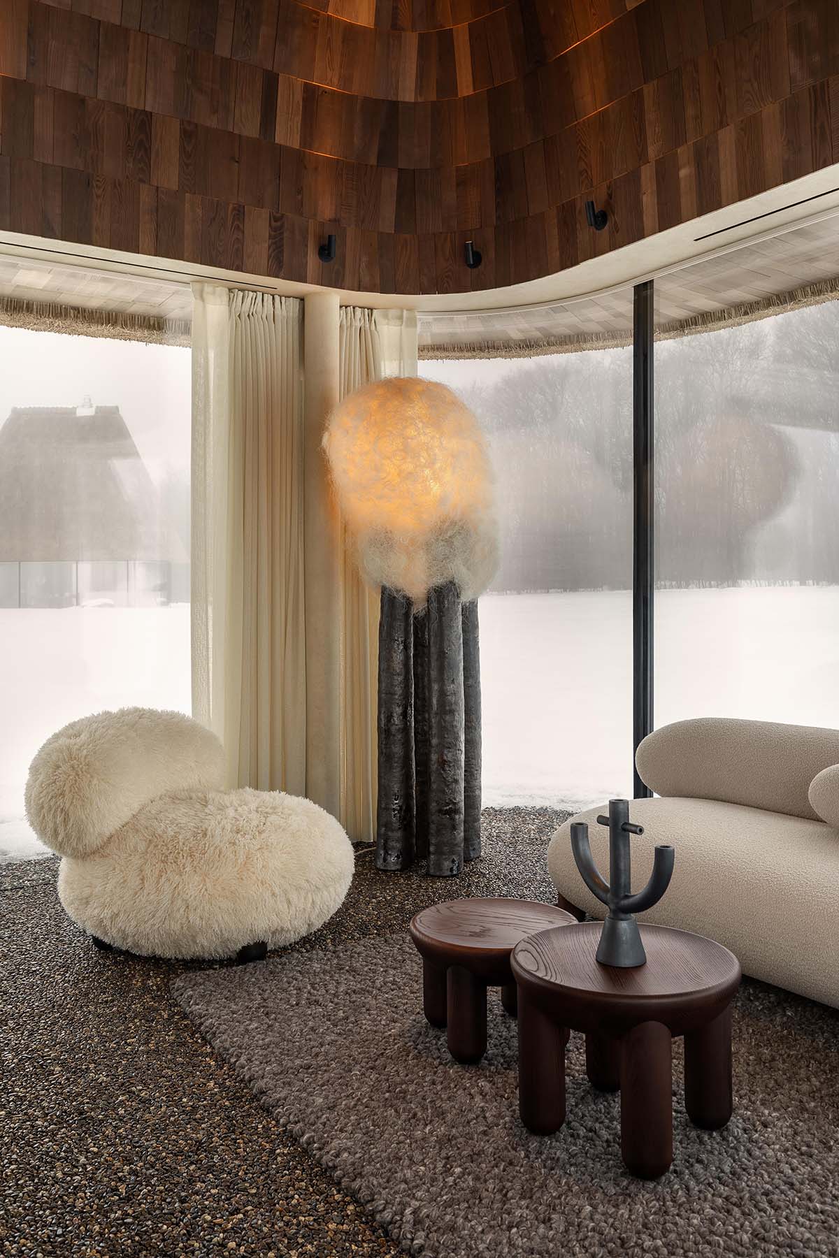 YOD Group embraces sculptural serenity for contemporary Guesthouses in central Ukraine