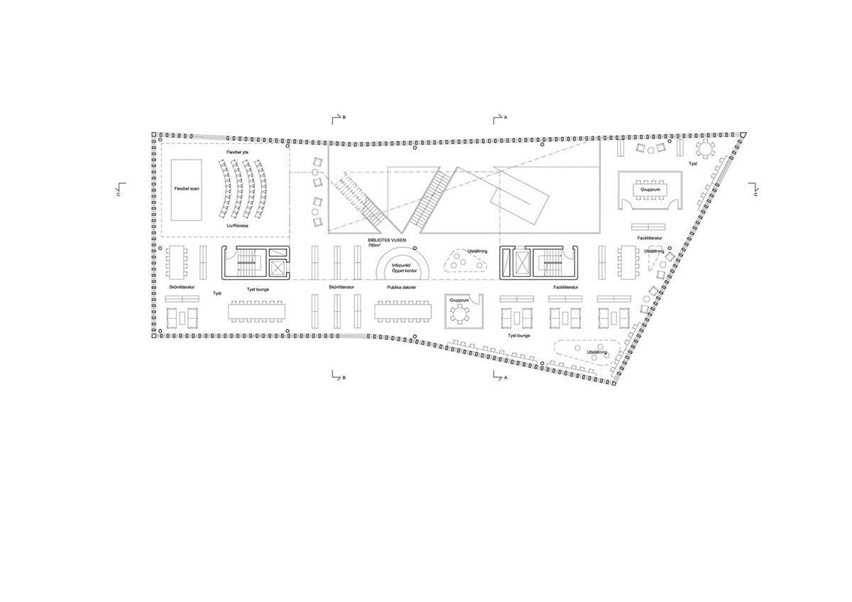 Dorte Mandrup Arkitekter designs perforated culture house and library in Karlskrona