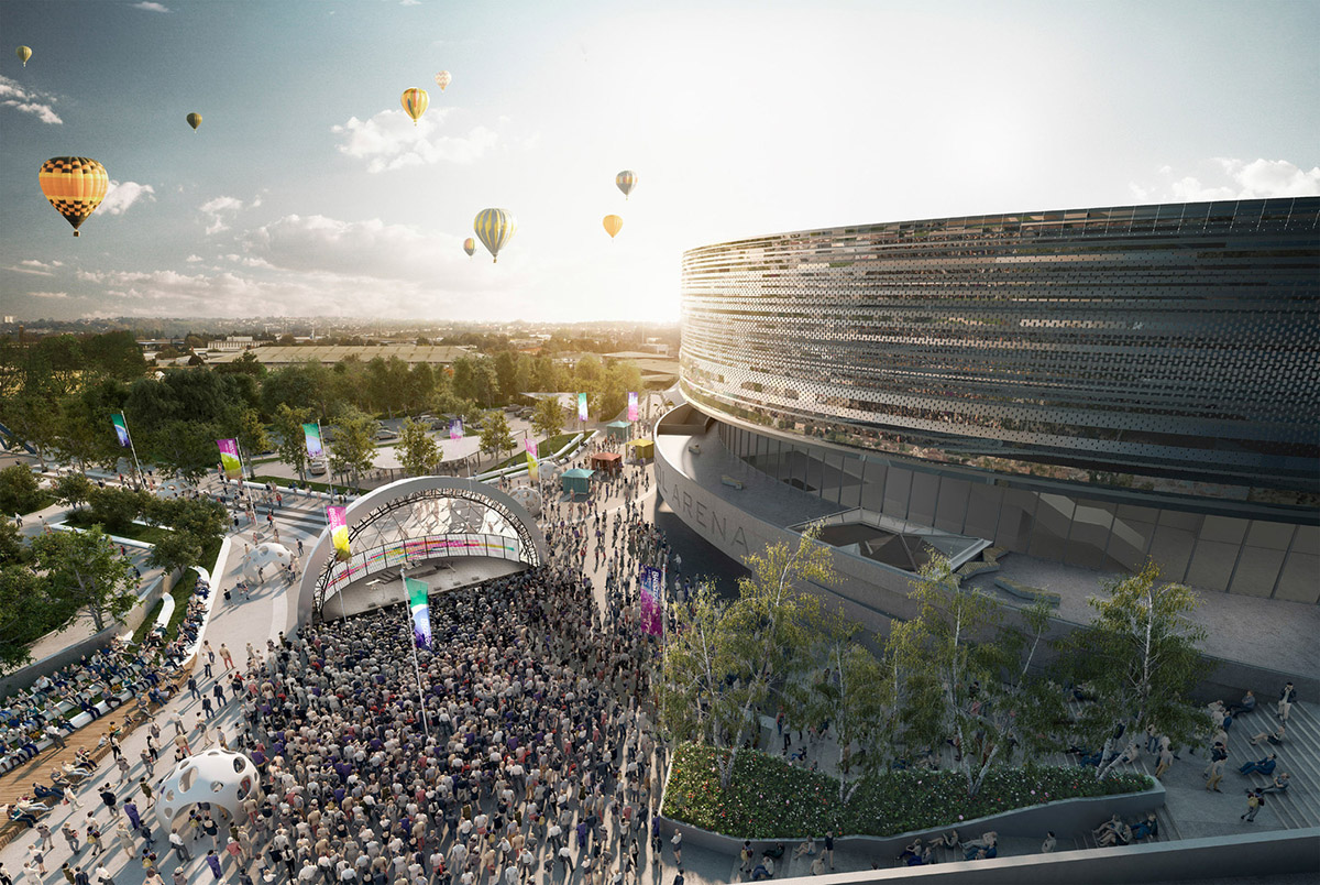 Zaha Hadid Architects' alternative plans released for Bristol Arena Site