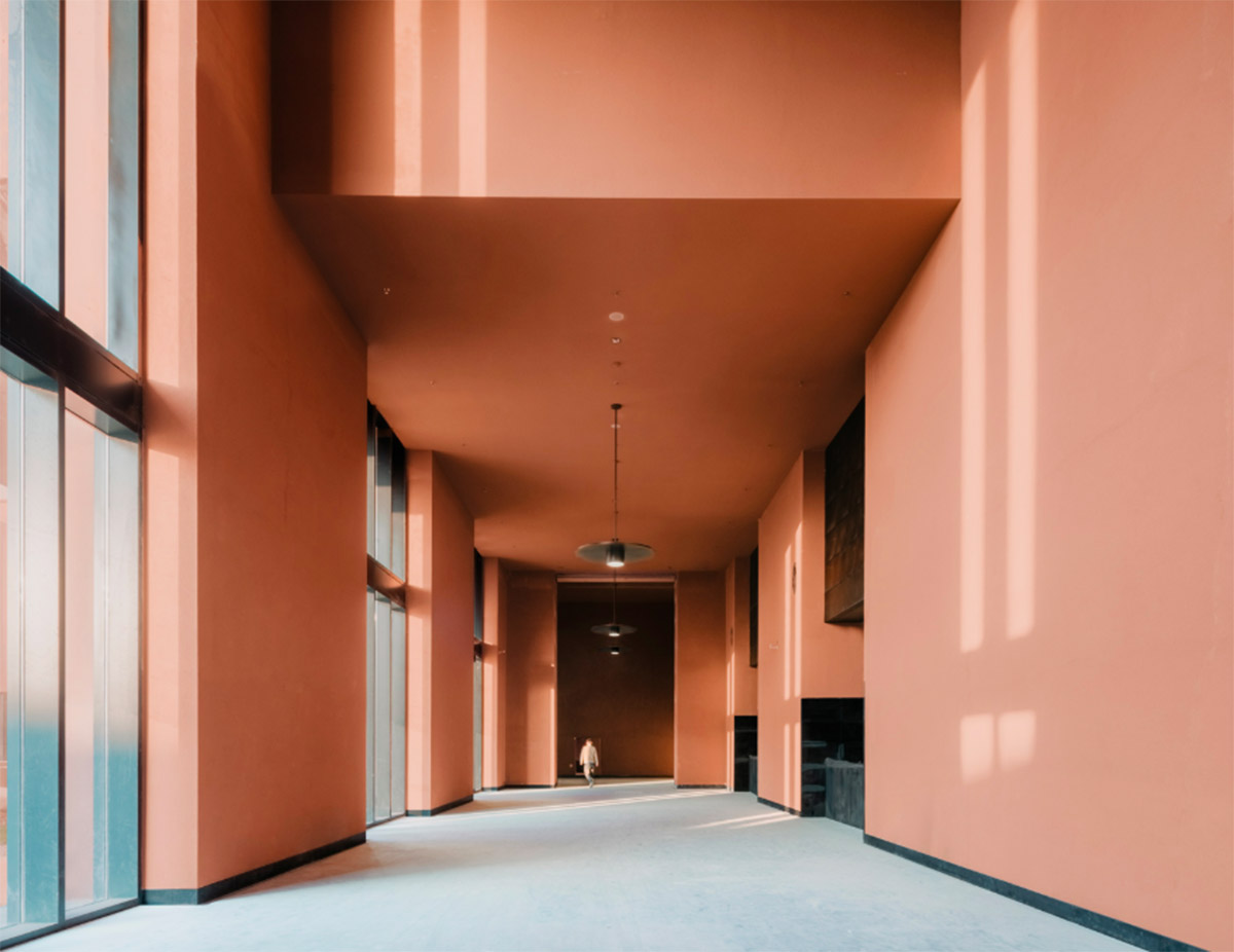 David Chipperfield completes Zhejiang Museum of Natural History with red ochre paint in Anji