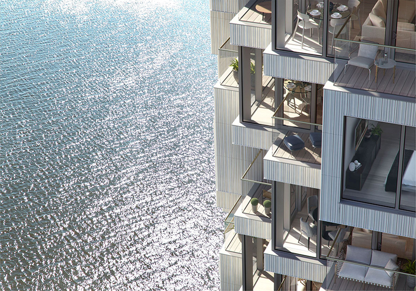 Herzog & de Meuron releases new images of its first UK residential tower made of a sculpted form