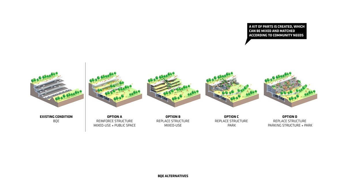 BIG transforms Brooklyn's historic highway into a greenery parkland