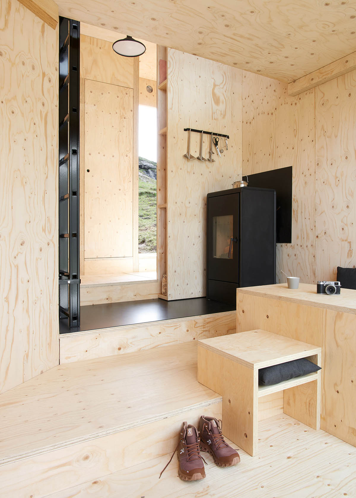 On built its first self-sufficient cabin in Swiss Alps