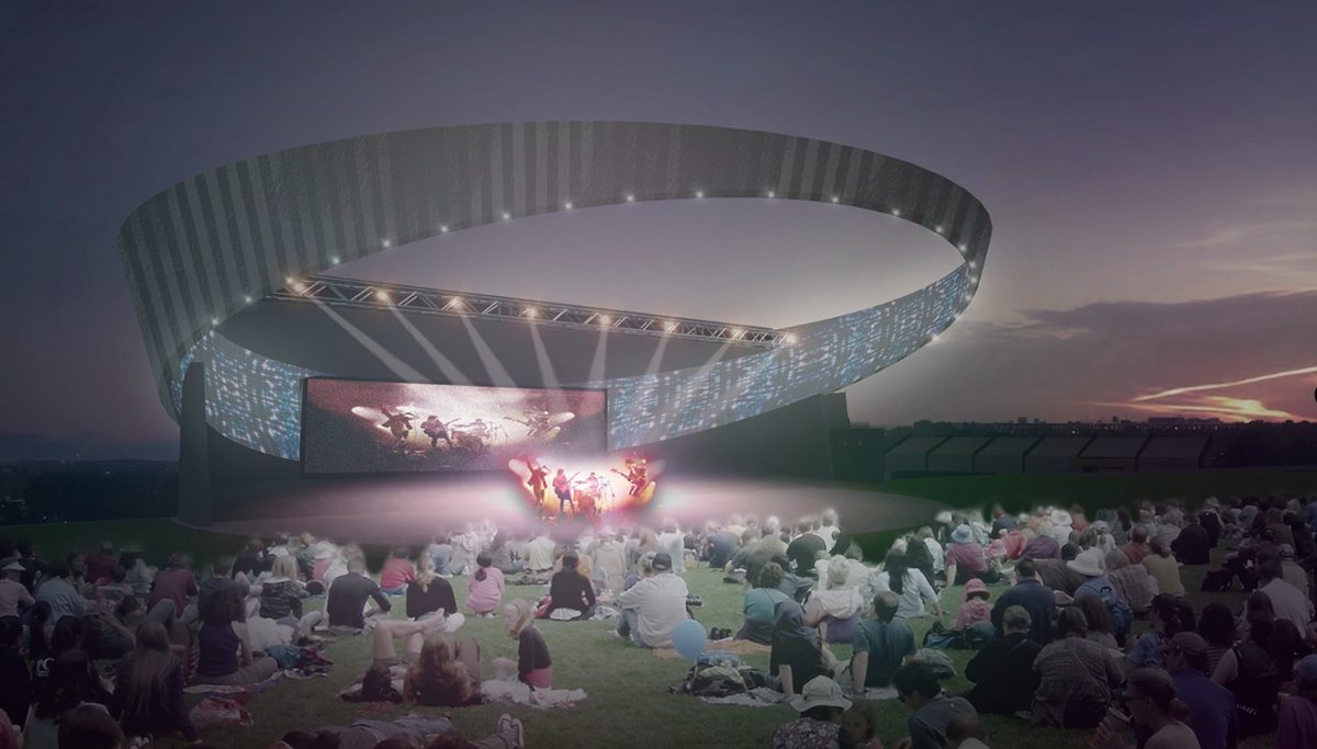 David Walsh plans to build elevated skeleton-hotel as an expansion of MONA in Berridale