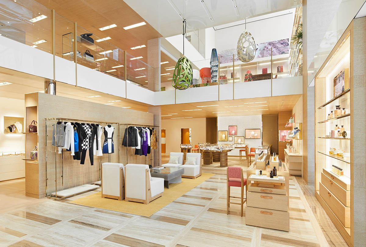 jun aoki & associates: l'avenue shanghai - a luxury retail space in china