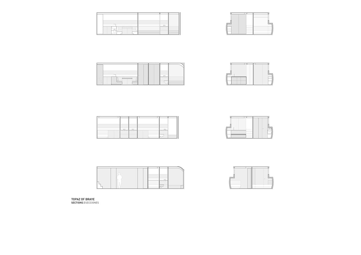 Fran Silvestre Arquitectos redesigns 20-meter long Turkish schooner with a smooth surface