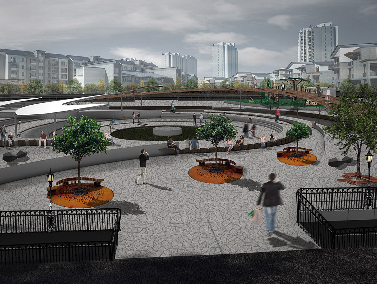 Studio Eiraji reveals its competition proposal for Independence Square in Podgorica, Montenegro