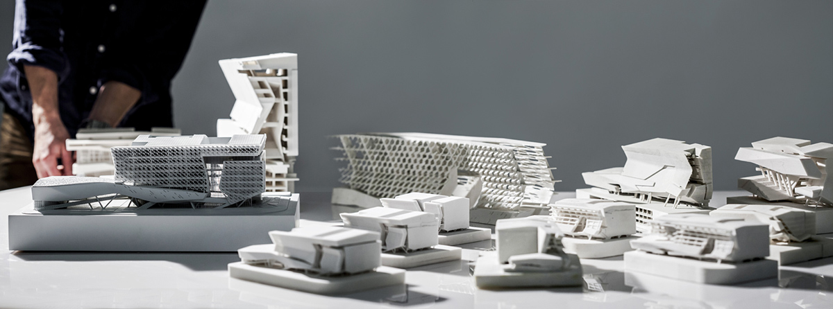 Thom Mayne proposes folded-volume and parametrically shaped facade for Kolon’s Future Research Park