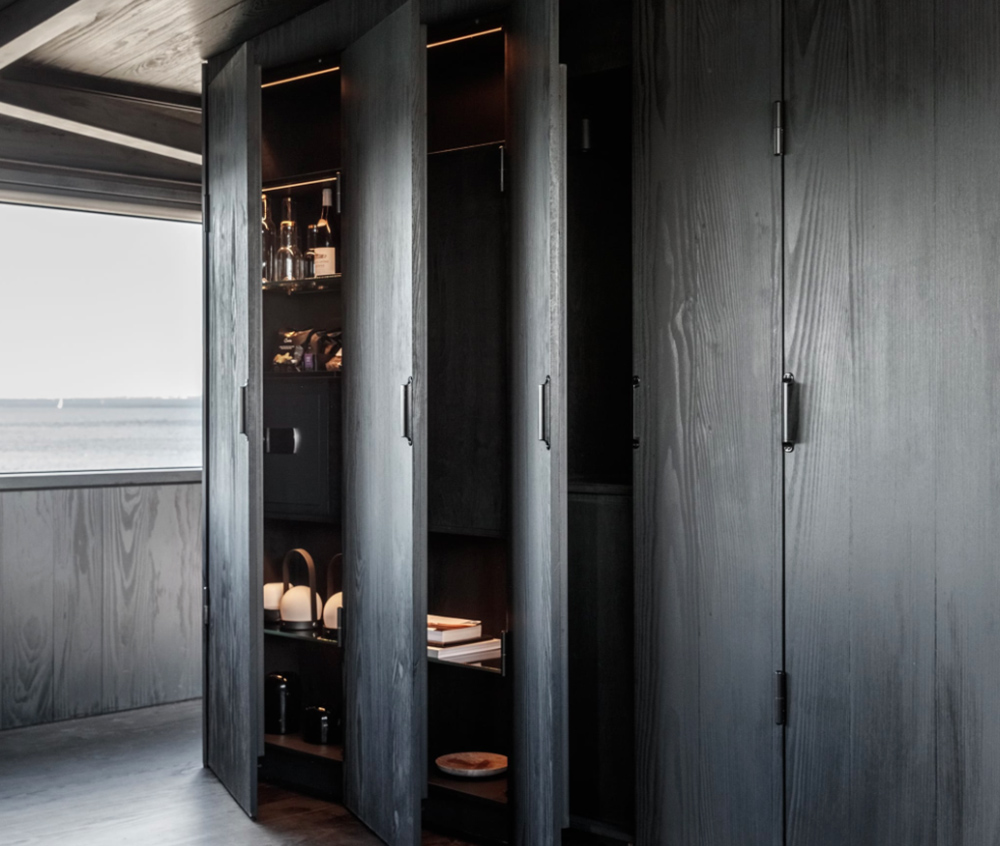 Arcgency transformed former coal crane into a luxury private retreat in Denmark