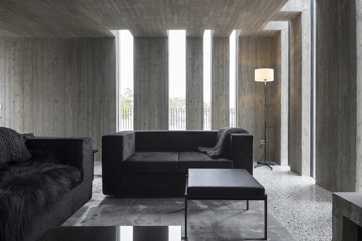Skils&ouml; Arkitekter transforms old bunker into a private residence with sliced concrete blocks