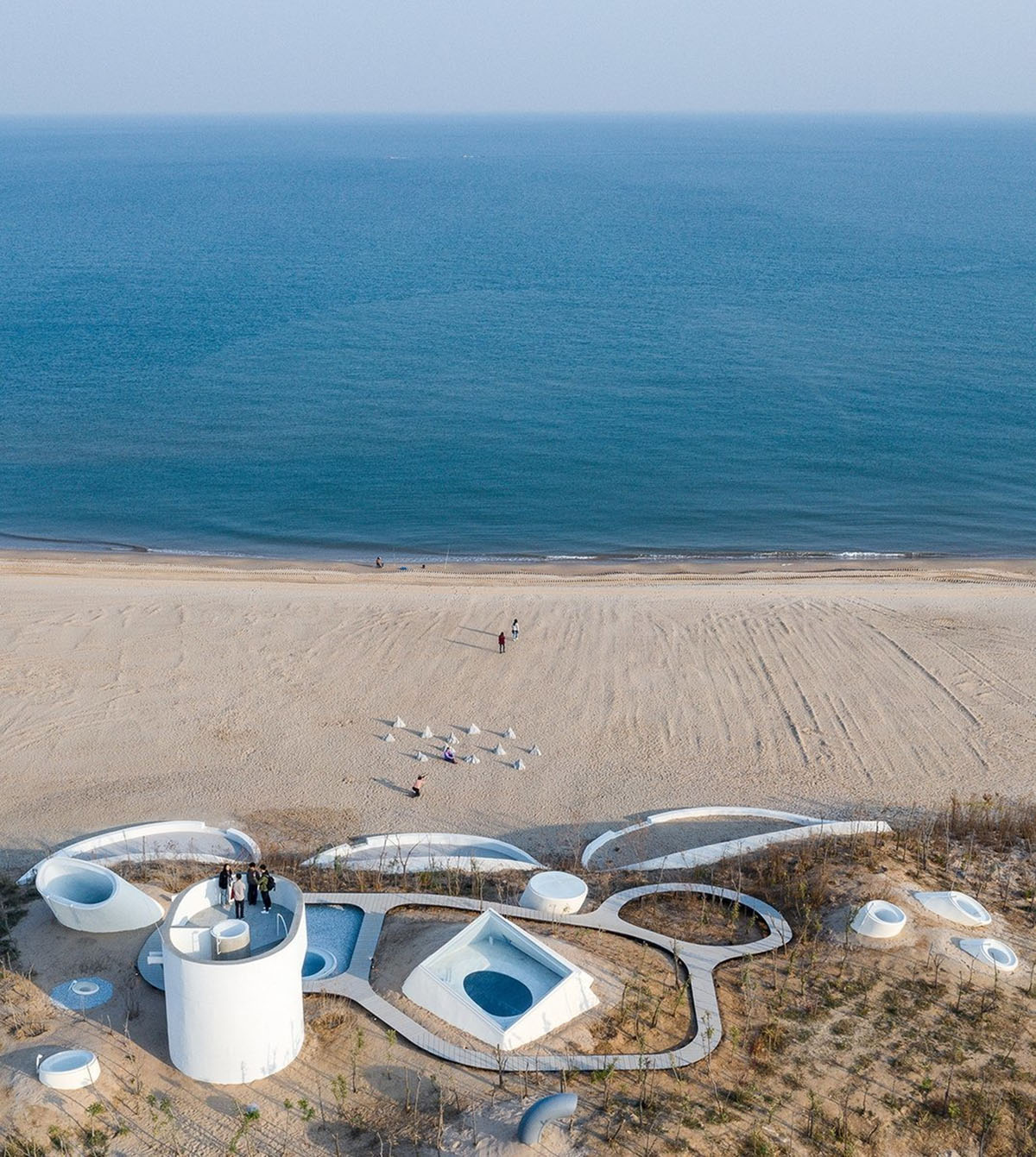 OPEN Architecture's cave-like UCCA Dune Art Museum released in new photographs