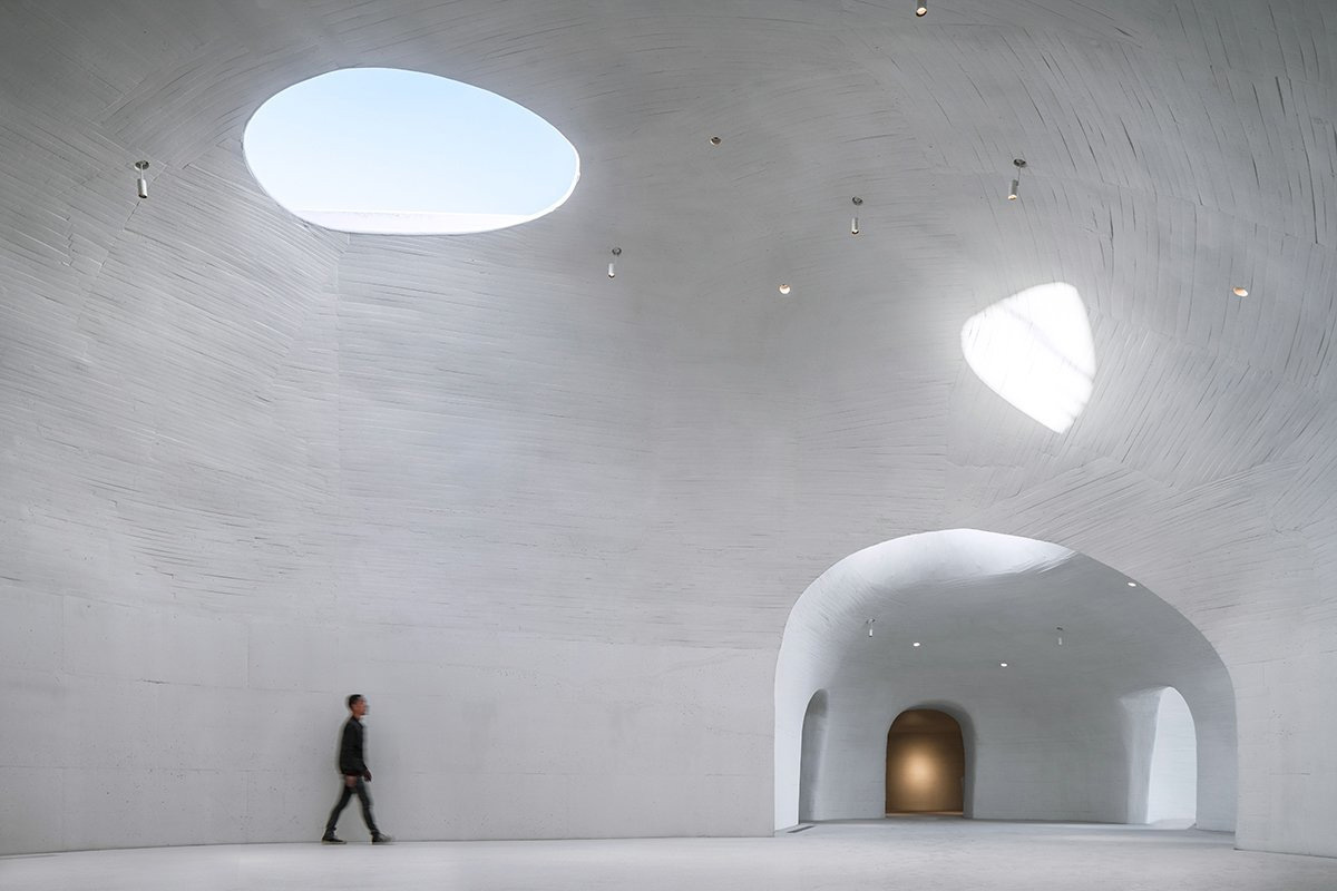 OPEN Architecture's cave-like UCCA Dune Art Museum released in new photographs