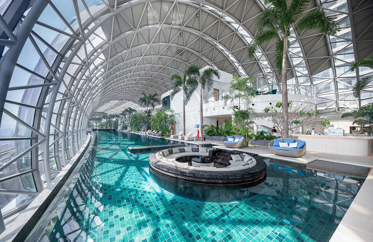 CL3 Architects combines Chinese motifs and crafts in interiors of Chongqing Raffles City complex