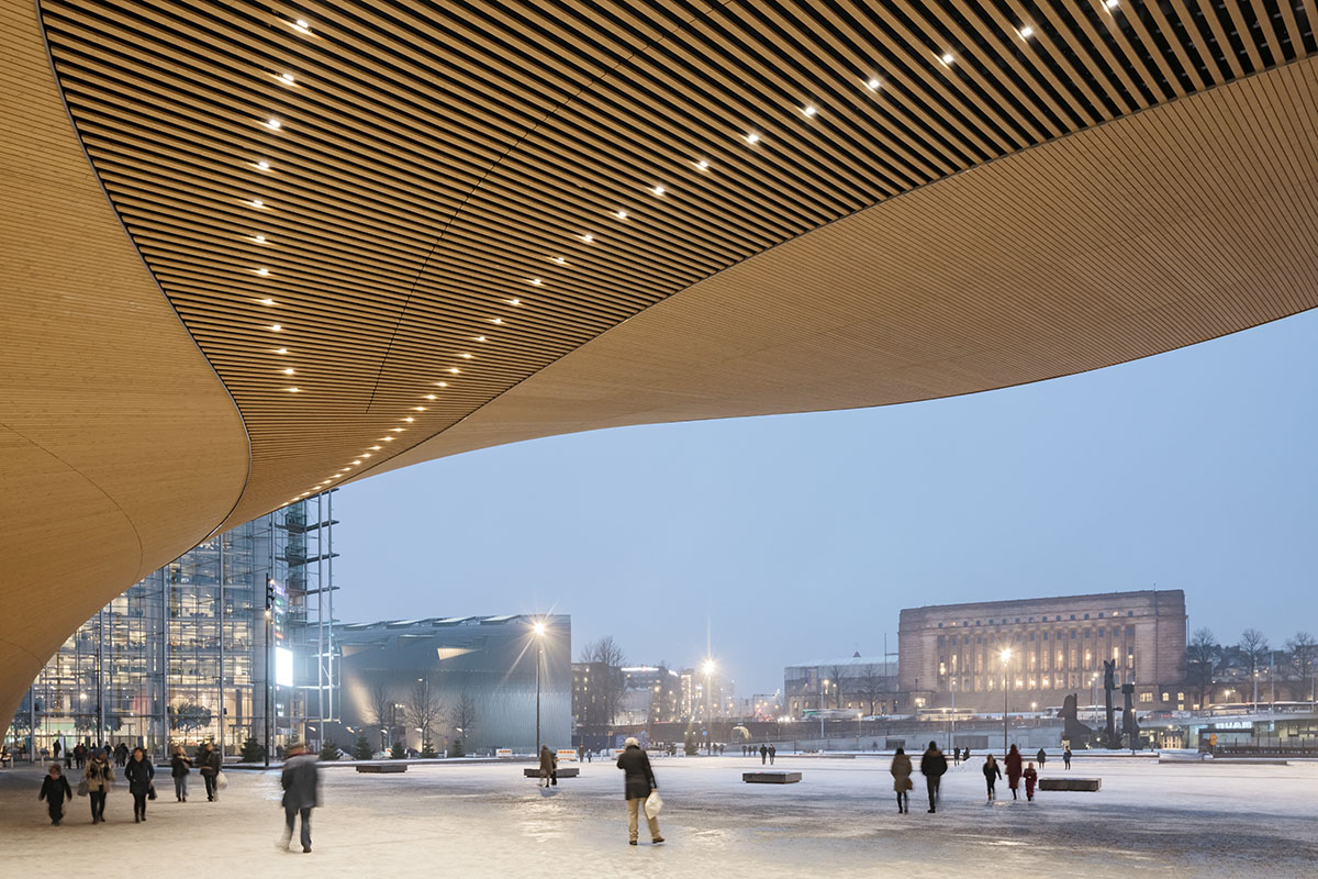 ALA Architects' bridge-like Oodi Helsinki Central Library attracted one million visitors