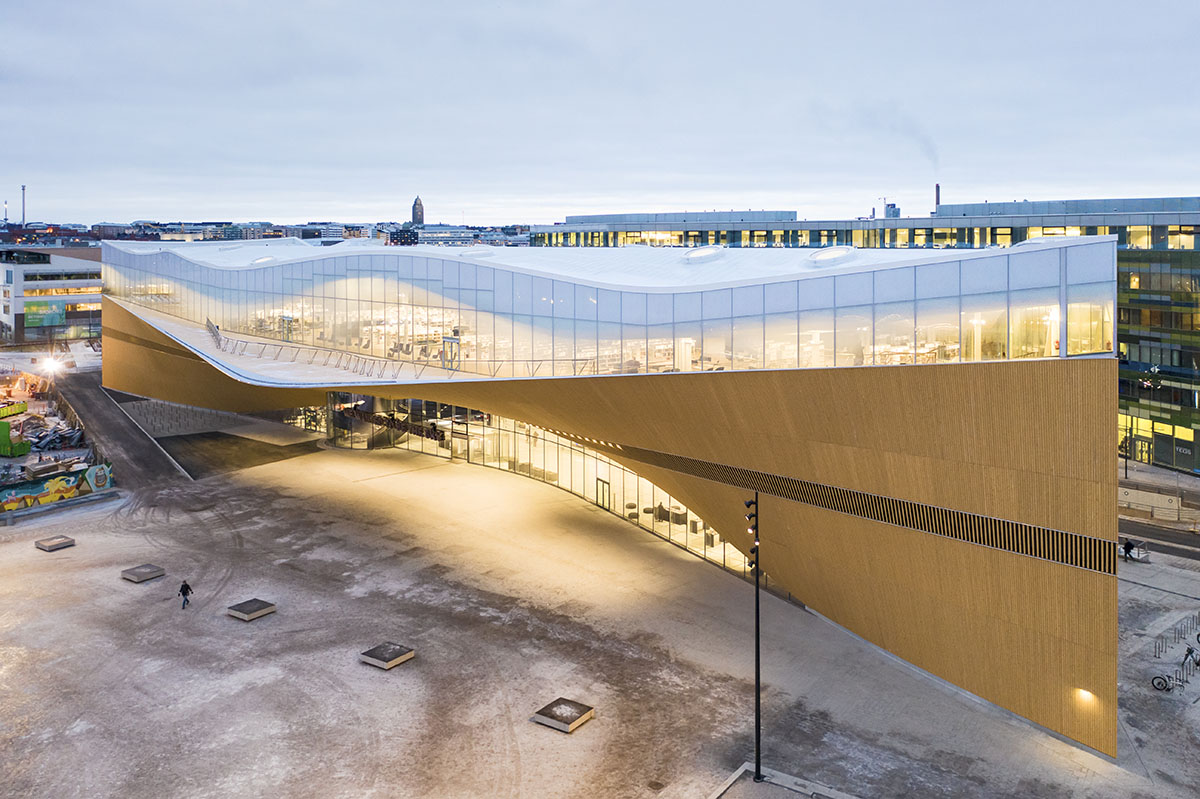 ALA Architects' bridge-like Oodi Helsinki Central Library attracted one million visitors