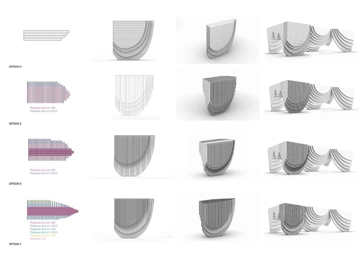 HAS design and research creates public ground interior from disc-like aluminum rods in Bangkok