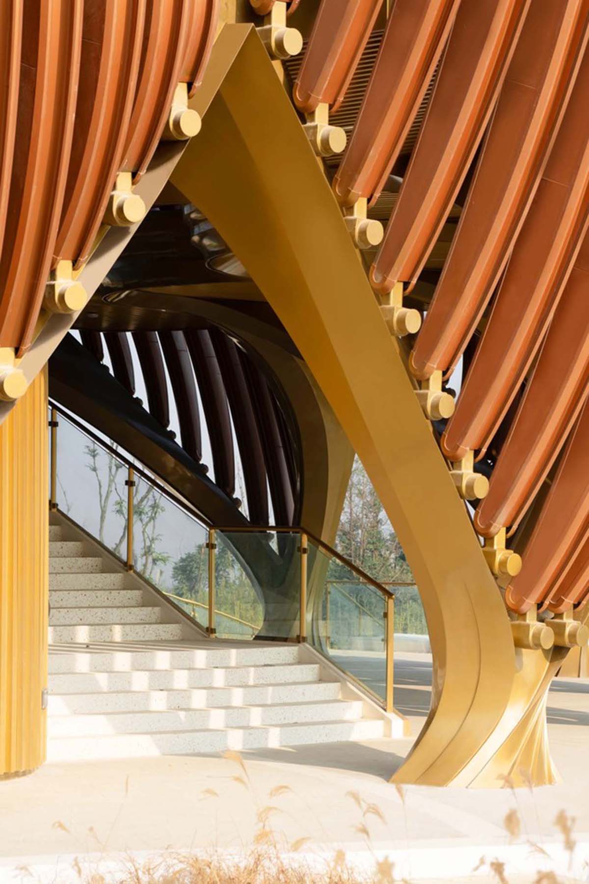 UDG. Atelier Alpha creates mathematically-controlled fa&ccedil;ade evoking hibiscus flower for Panda Tower