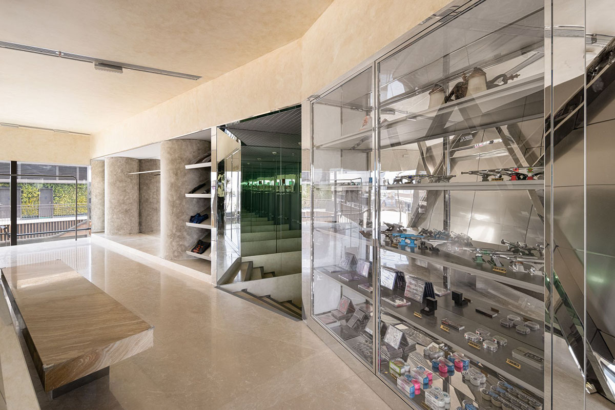 Various Associates completes flagship store for skateboard brand in Shanghai 