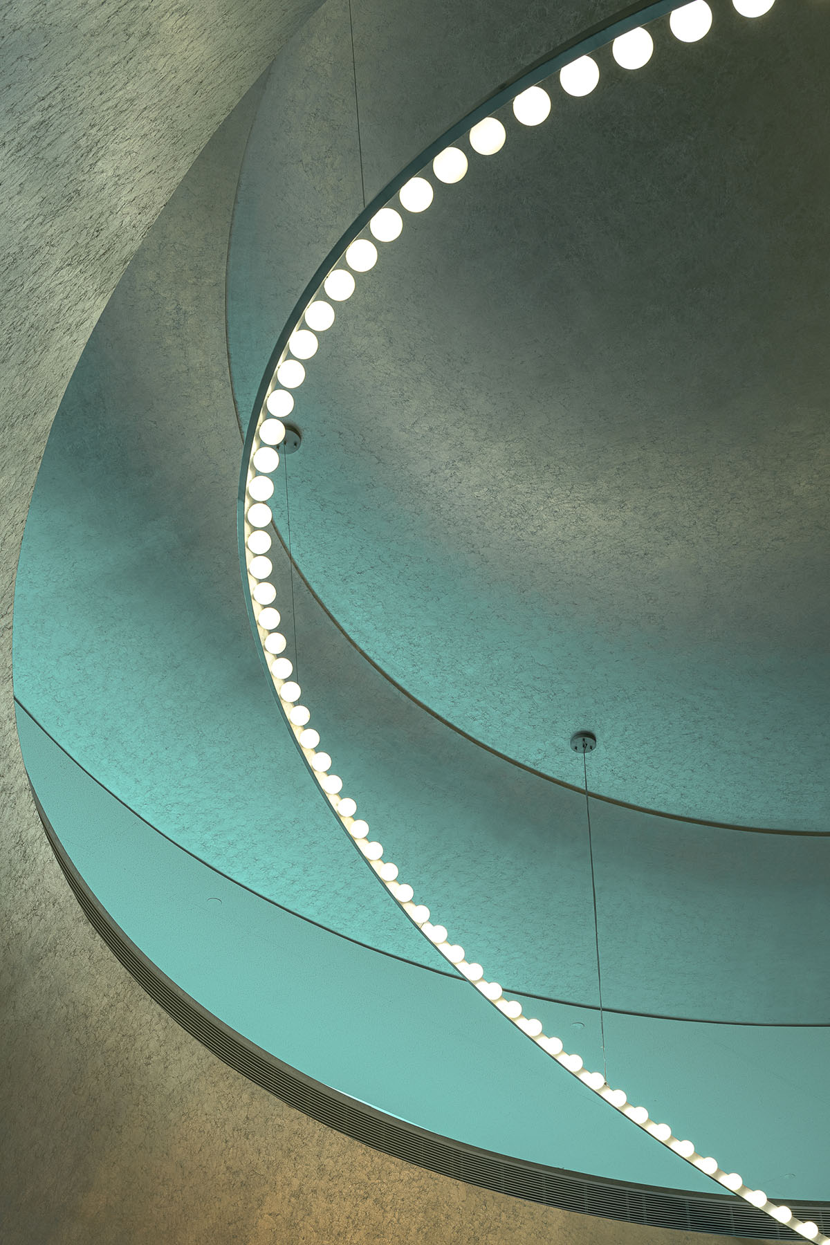 Various Associates creates retro-futuristic waiting hall in Shanghai