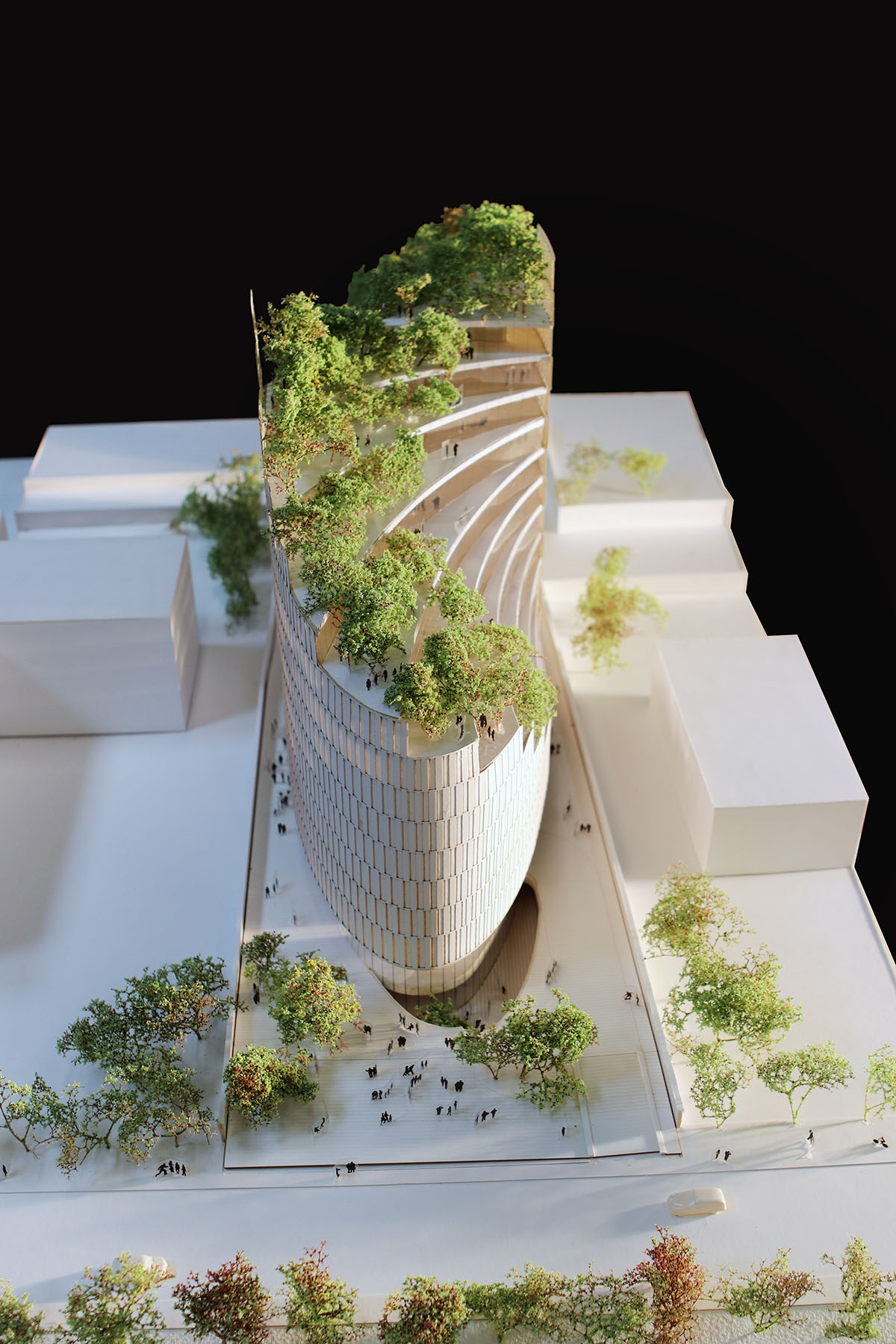Mario Cucinella Architects unveils its new mixed-use tower with staggering green terraces in Tirana