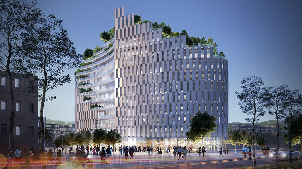 Mario Cucinella Architects unveils its new mixed-use tower with staggering green terraces in Tirana