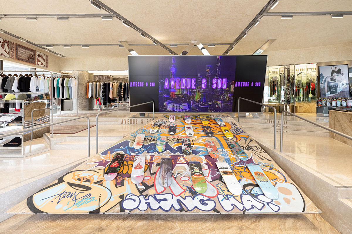 Various Associates completes flagship store for skateboard brand in Shanghai 