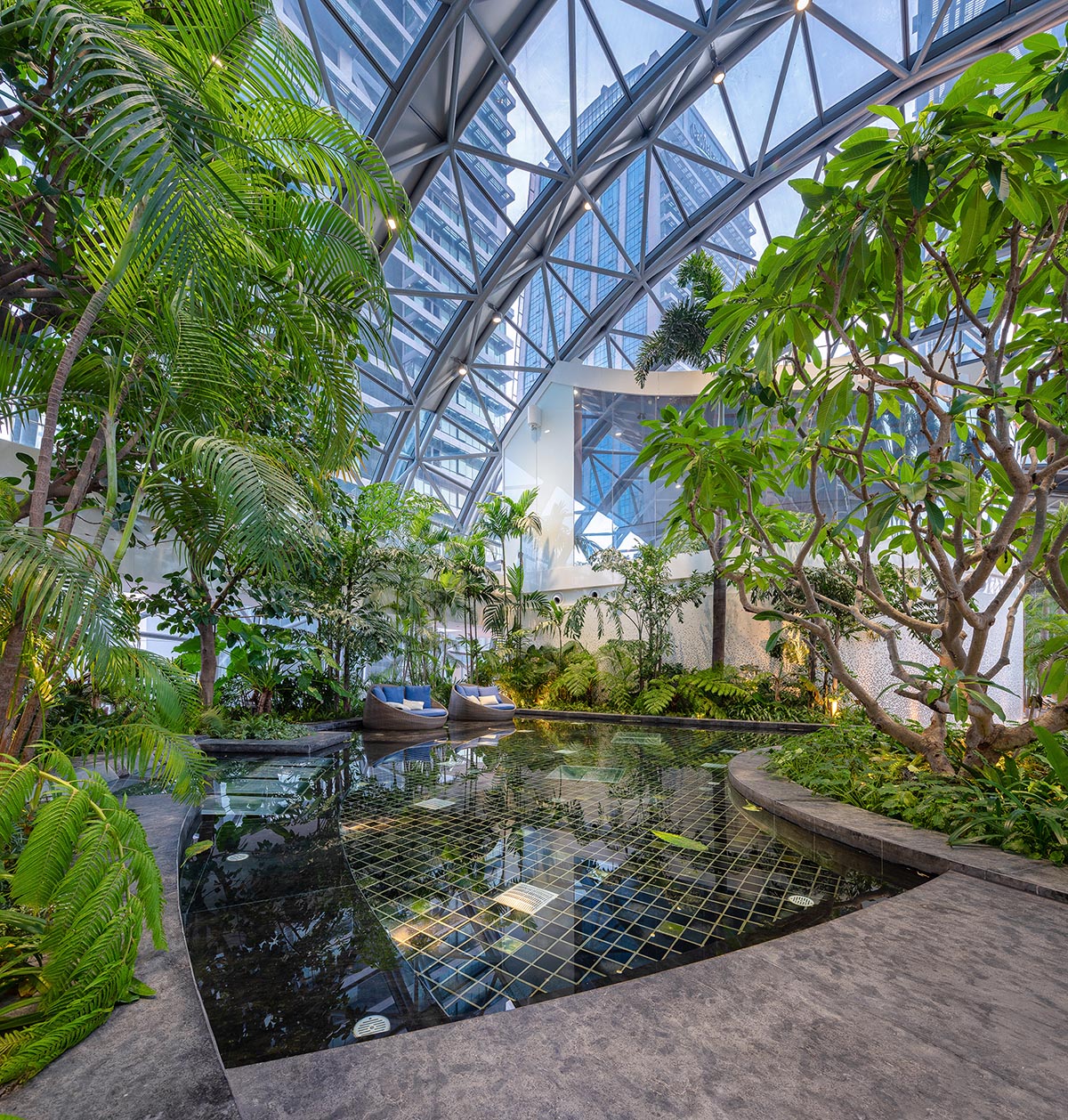 CL3 Architects combines Chinese motifs and crafts in interiors of Chongqing Raffles City complex