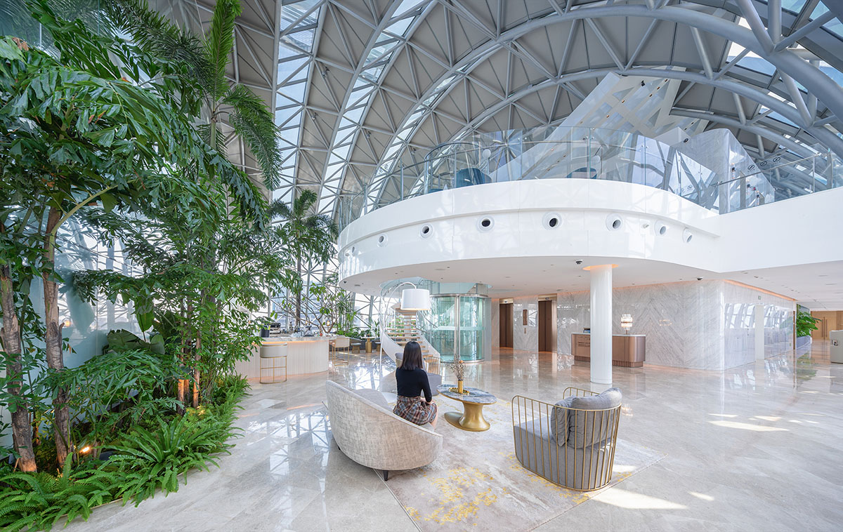 CL3 Architects combines Chinese motifs and crafts in interiors of Chongqing Raffles City complex