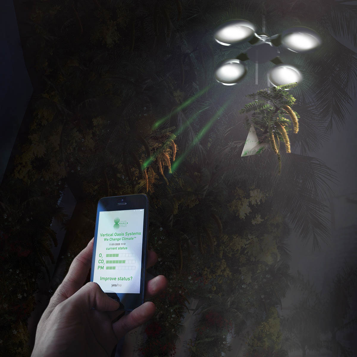 FAAB Architektura unveils prototype for vertical oasis building controlling changing climate inside