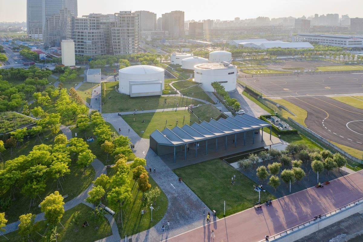 OPEN Architecture converts disused aviation fuel tanks into contemporary art center in Shanghai