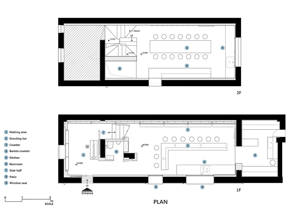 Some Thoughts completes interiors for 3½coffee in Shanghai 