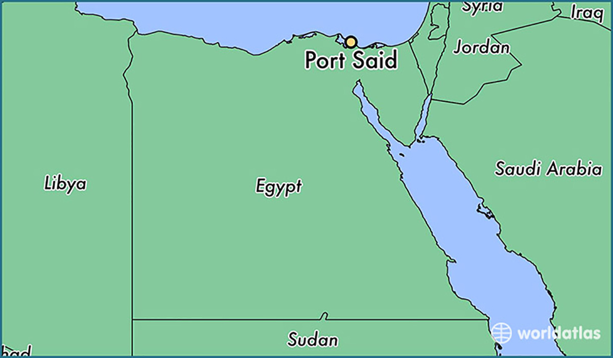 Port Said Egypt Map Port Said Governorate In Egypt Chosen As The Capital Of Egyptian Culture In  2020