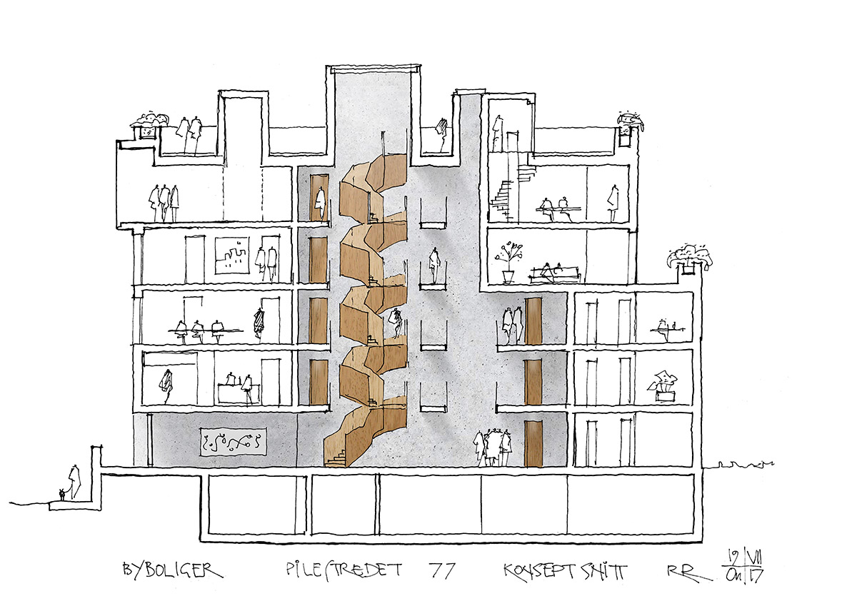 Reiulf Ramstad Architects completes Oslo residential complex with hand-made bricks