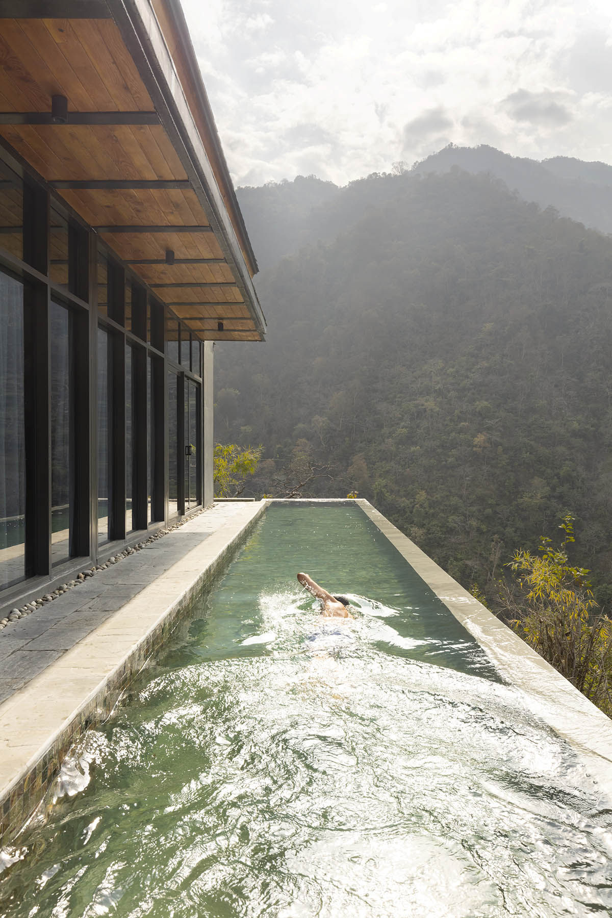 yh2 and Edifice Consultants' resort and spa complex inspired by rugged mountain topography in India
