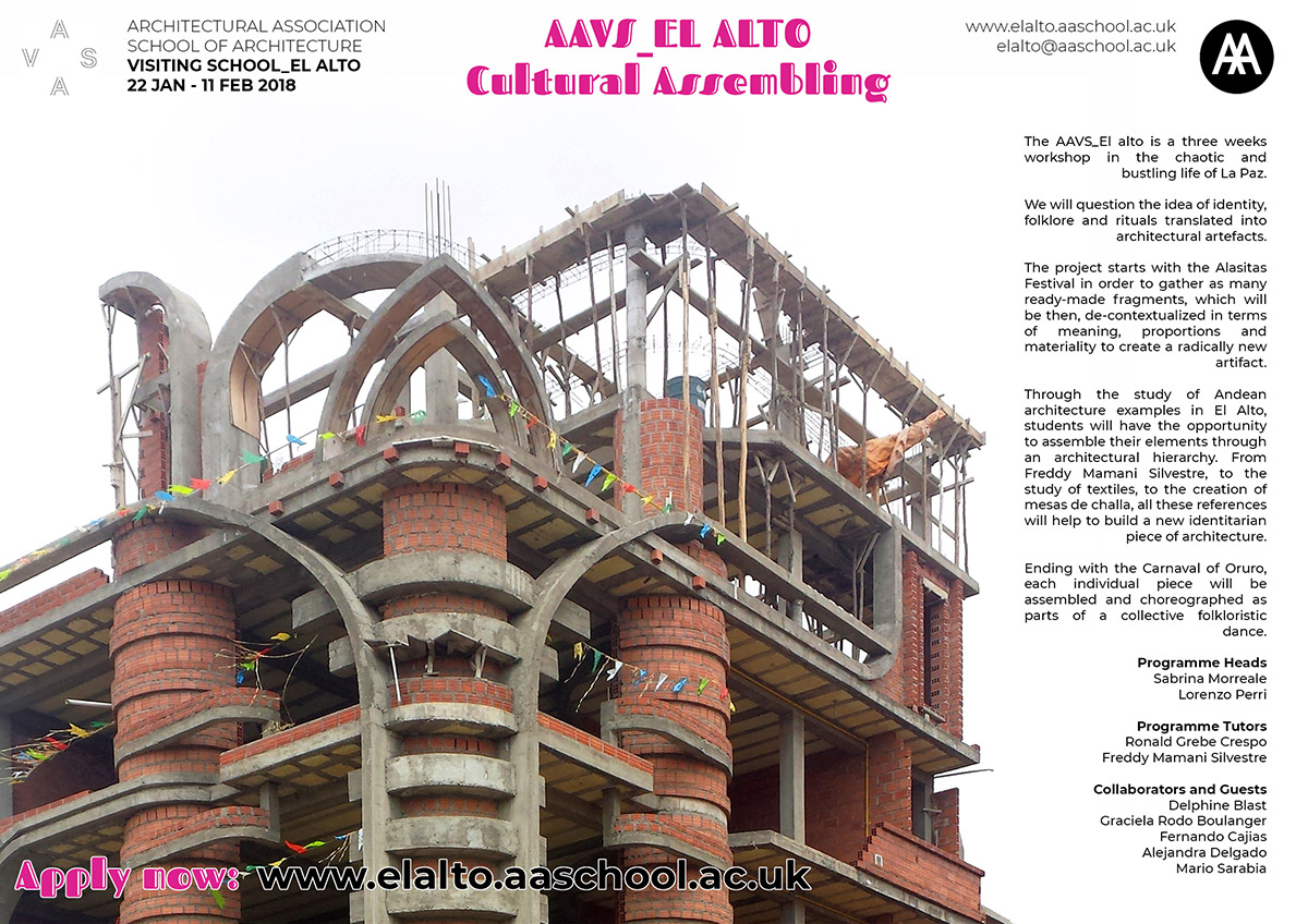 AA School of Architecture launches its first 'Visiting School' program in Bolivia