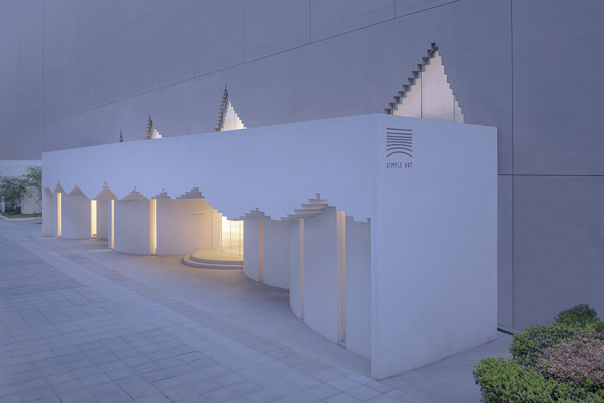 Simple Art Museum features wave-like roof mimicking rippling waters in Hefei