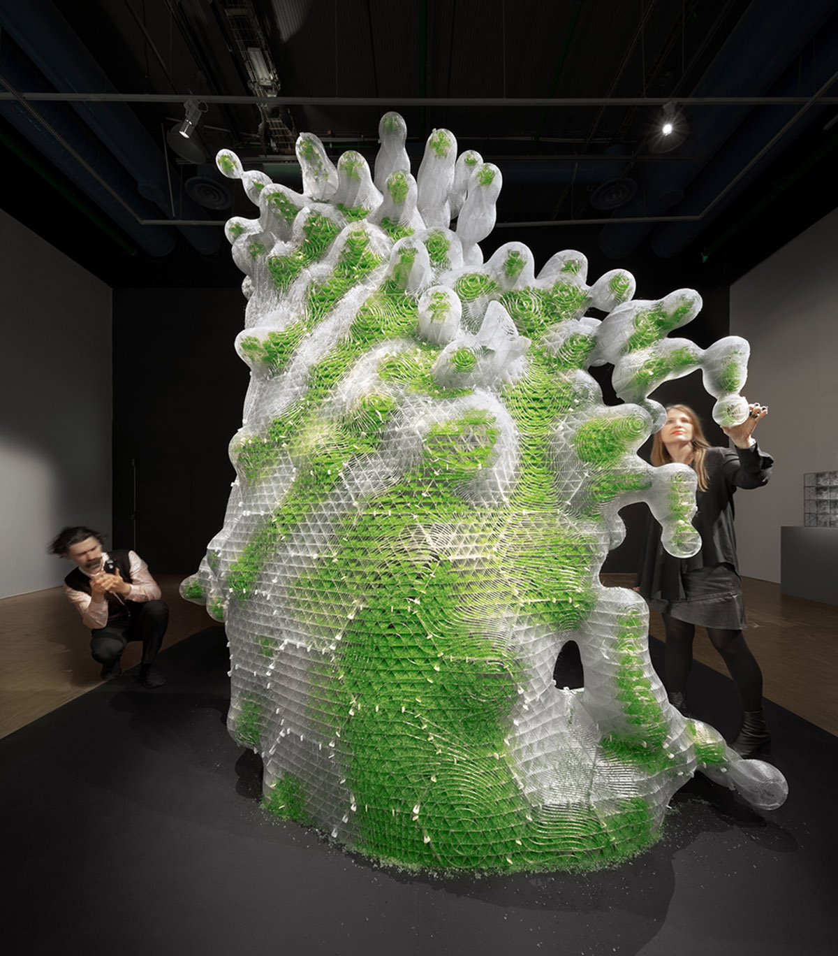 ecoLogicStudio designs two bio-digital sculptures exploring the future forms of spatial intelligence