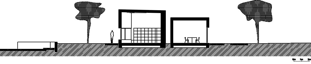 Nelson Resende Arquitecto merges different volumes for office building in agricultural land of Arada