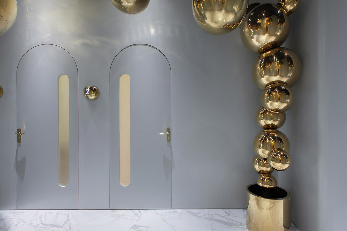 Towodesign creates a fantasy bubble trip inside a beauty salon in Shanghai