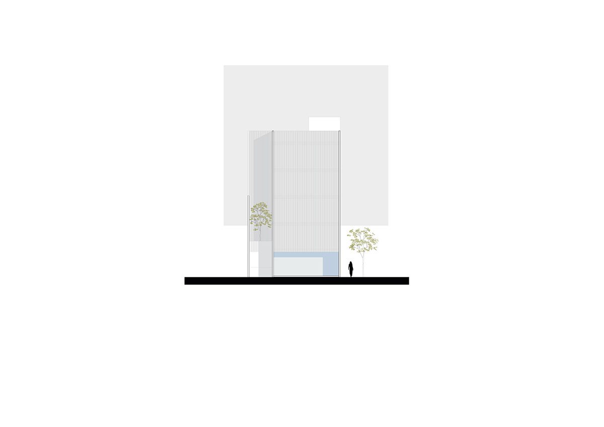 HW Studio adds lacework-looking façade to all-white house in Mexico