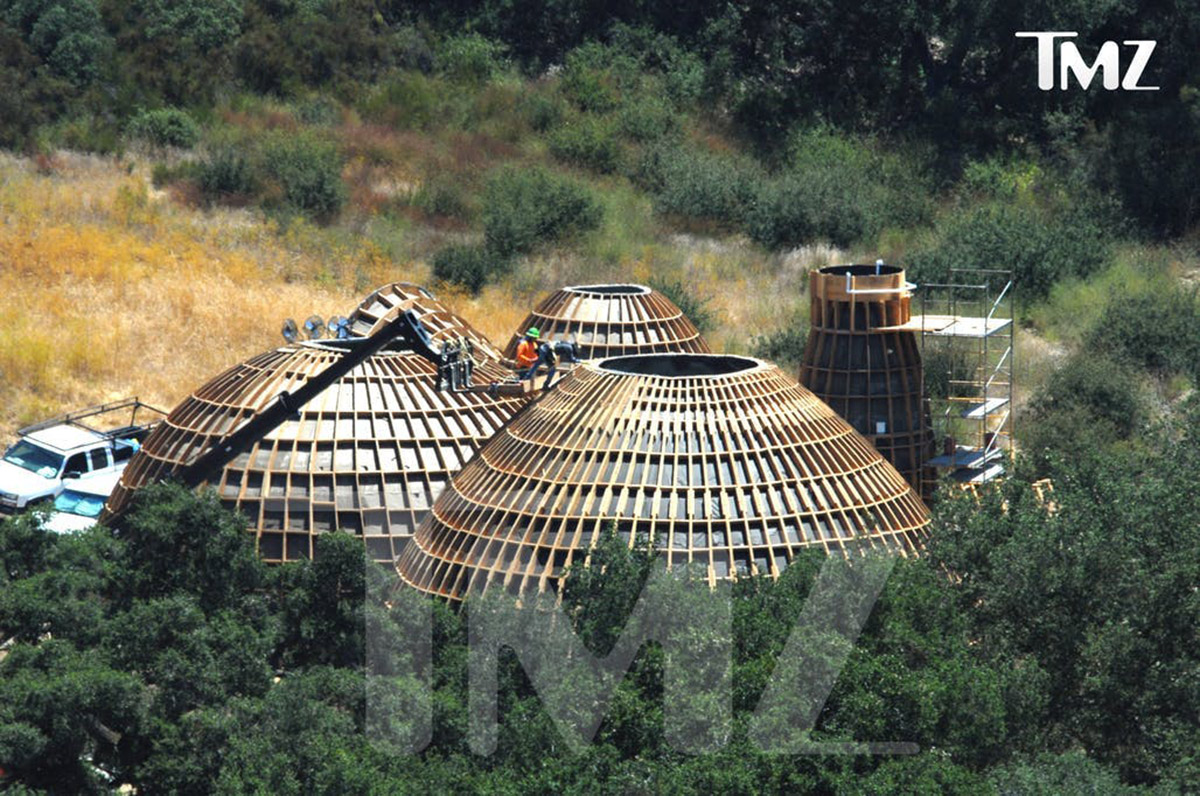 First Photos Revealed For Prototypes of Kanye West's domed-shape Affordable Housing