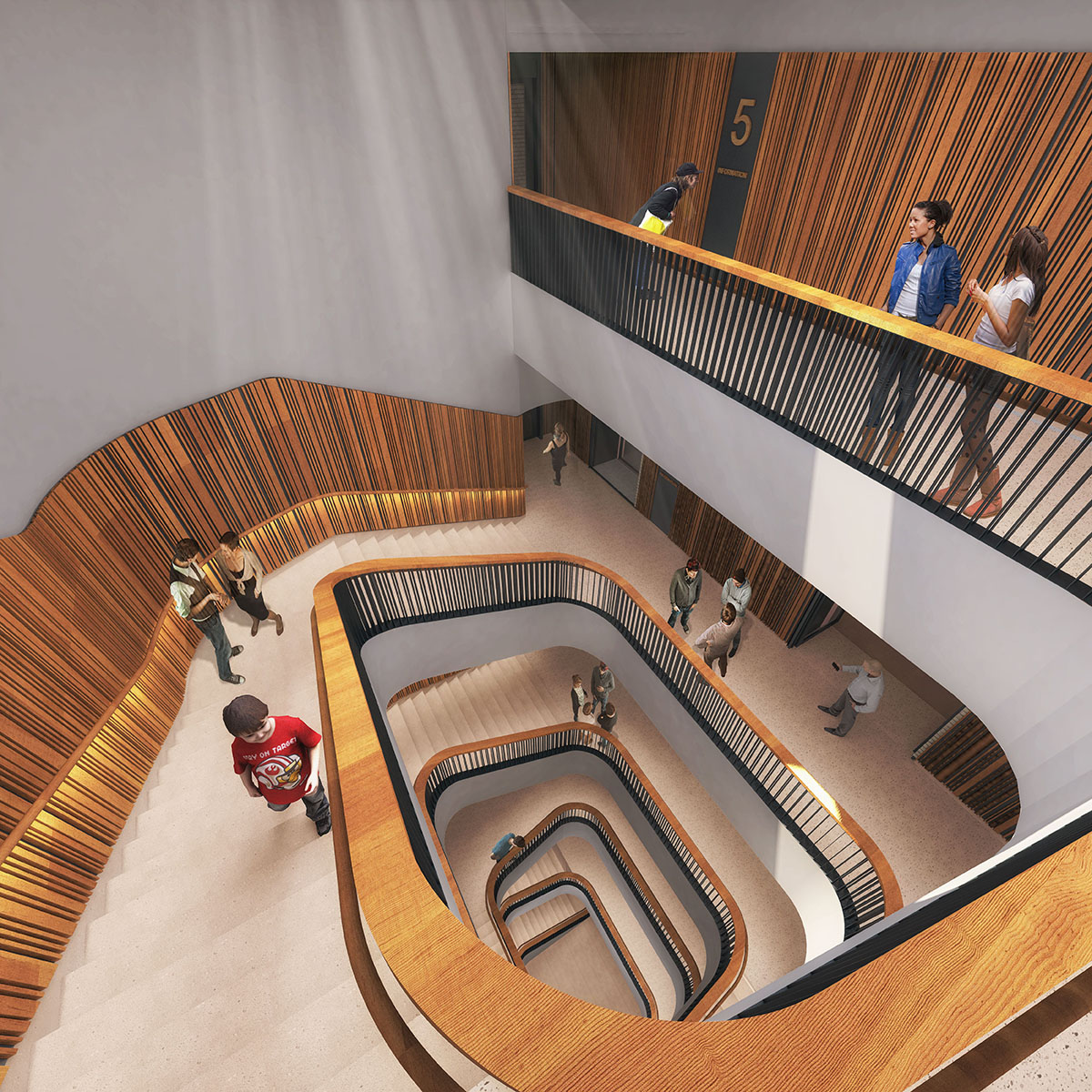 Mecanoo offers fly-through preview of Martin Luther King Jr. Memorial Library in Washington DC