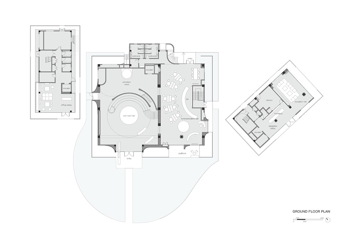 Wutopia Lab built an art gallery enveloped by Ferrari membranes to resemble