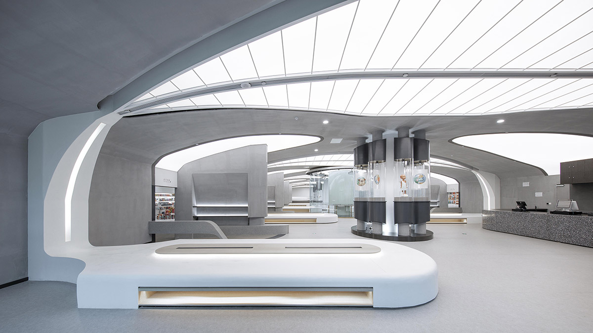 Gonverge Interior Design completes futuristic Fengdong E Pang Bookstore in Xi'an City